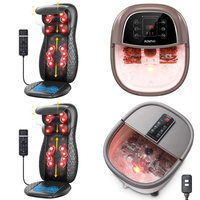 RAW Customer Returns Job Lot Pallet - Electric Back Massagers & Foot Bath Massagers - 17 Items - RRP €2093.18