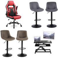 RAW Customer Returns Job Lot Pallet - gaming chair, Bar Stool Set of 2 & more - 8 Items - RRP €1019.85