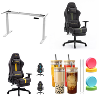 RAW Customer Returns Job Lot Pallet - Desks Legs, Gaming Chairs & Home - 15 Items - RRP €1144.05