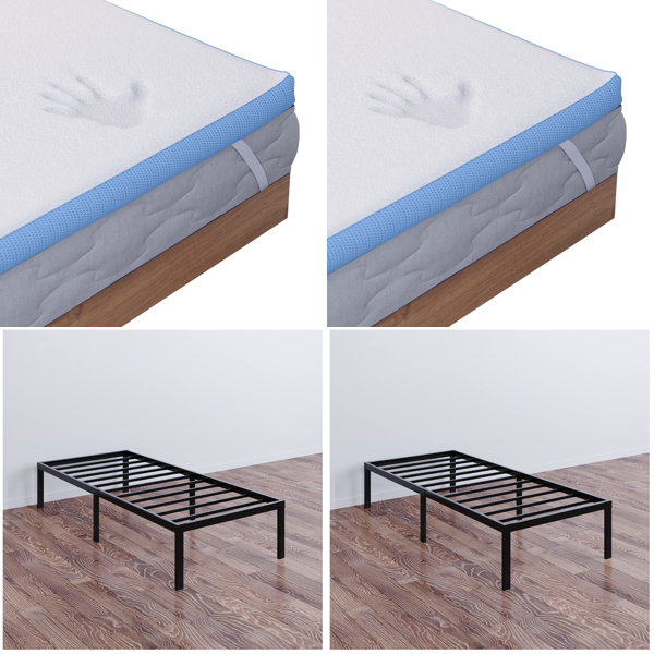 RAW Customer Returns Job Lot Pallet - mattress toppers, Bed Frames & more - 54 Items - RRP €2904.46