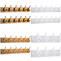 RAW Customer Returns Job Lot Pallet - LARHN wooden coat hooks 2 pieces - 54 Items - RRP €1418.6