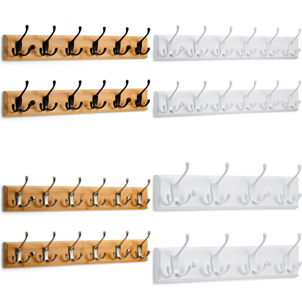 RAW Customer Returns Job Lot Pallet - LARHN wooden coat hooks 2 pieces - 54 Items - RRP €1418.6