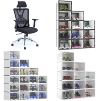 RAW Customer Returns Job Lot Pallet - ergonomic desk chair, Home Storage & Decor - 55 Items - RRP €3098.84