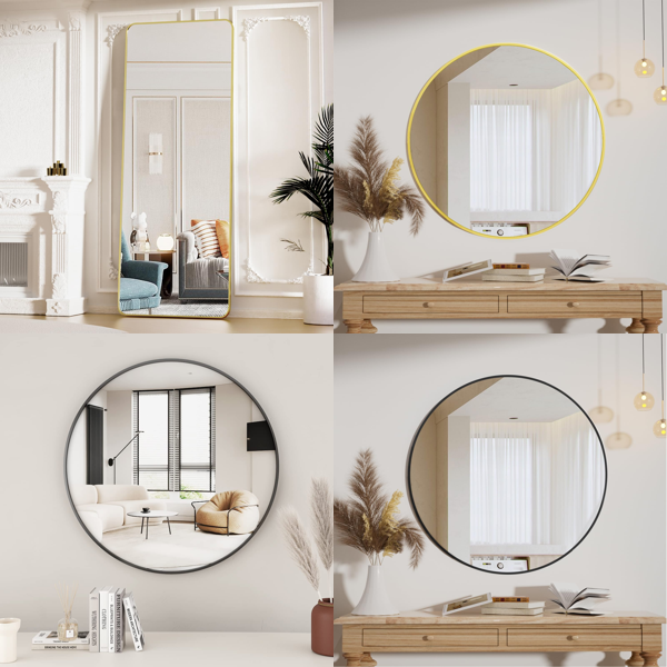 RAW Customer Returns Job Lot Pallet - Mirrors - 48 Items - RRP €1965.52