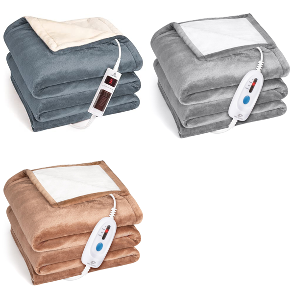 RAW Customer Returns Job Lot Pallet - Heated Blanket - 53 Items - RRP €2296.36