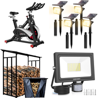 RAW Customer Returns Job Lot Pallet -JOROTO ergometer exercise bike,  Firewood Rack , Lamps - 62 Items - RRP €1840.36