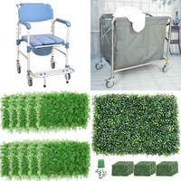 RAW Customer Returns Job Lot Pallet - Wheelchair, laundry Trolley & Artificial Wall Plants - 14 Items - RRP £1457.86