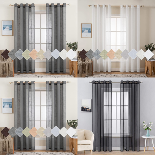 RAW Customer Returns Job Lot Pallet - MIULEE Curtains - 54 Items - RRP €1423.09