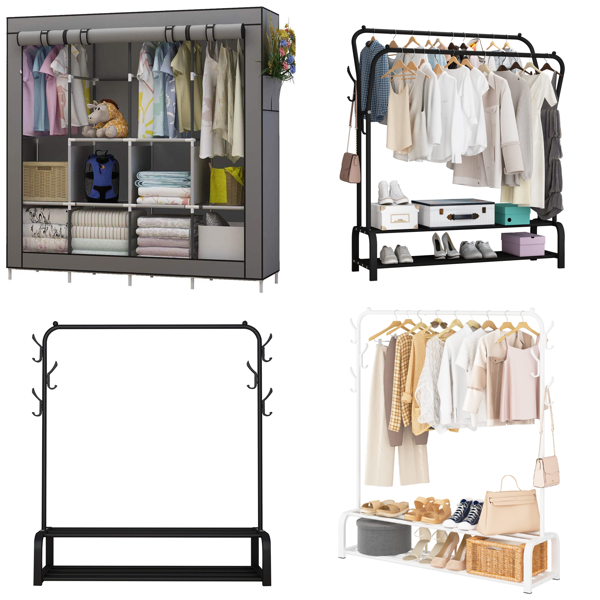 RAW Customer Returns Pallet - Clothing Racks - 7 Items - RRP £298.53