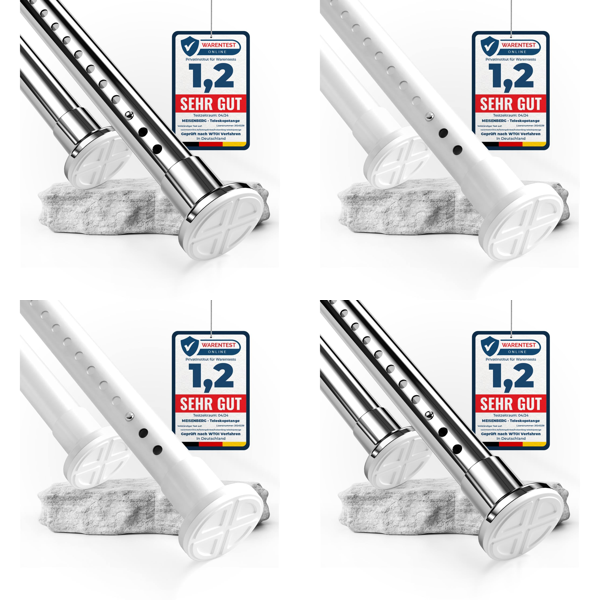 RAW Customer Returns Job Lot Pallet - Rustproof stainless steel curtain rods - 167 Items - RRP €5807.57