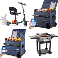 RAW Customer Returns Pallet - 3 wheels foldable e-mobility, 55L compressor cool boxes, Princess Gas Grill Deluxe & more - 6 Items - RRP €2398.89