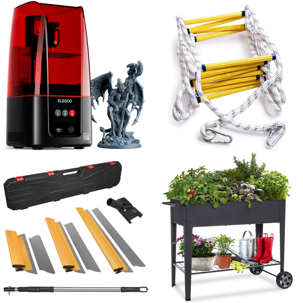 RAW Customer Returns Pallet - Mixed - 3D Printers, professional surface spatula set, fire escape ladder & more - 306 Items - RRP €6481.17