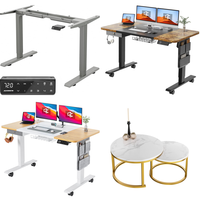 RAW Customer Returns Pallet - Electric Standing Desks, Travel Beds, Coffee Tables - 14 Items - RRP €1992.33