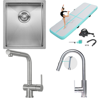 RAW Customer Returns Pallet - Kitchen stainless steel sink, kitchen tap extendable Faucets & more - 131 Items - RRP €3790.4