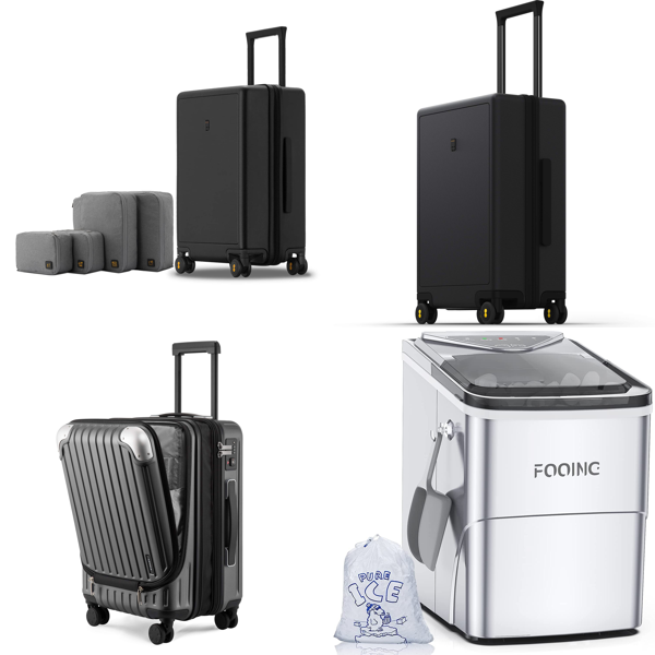 RAW Customer Returns Pallet - Suitcase Trolly, Ice Cube Machine & Home Accessories - 52 Items - RRP €2719.12