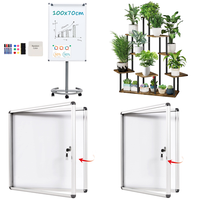 RAW Customer Returns Pallet - Whiteboard, Lockable Display Case, Plant Rack, Tissue Dispenser & Lighting - 77 Items - RRP €2878.43