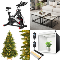 RAW Customer Returns Pallet - Exercise Bike, Xmas tree with lights, coffee table set & more - 15 Items - RRP €1641.53