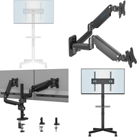 RAW Customer Returns Pallet - TV & Monitor Brackets - 44 Items - RRP €1994.52