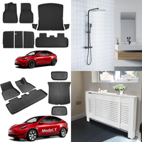 RAW Customer Returns Pallet - Complete Set All-Weather Anti-Slip Car Mats, shower systems, radiator cover & more - 20 Items - RRP €1774.42