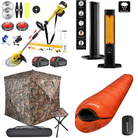 RAW Customer Returns Pallet - Grass trimmer with battery, Hunting tent, standing heater & more - 25 Items - RRP €1357.04