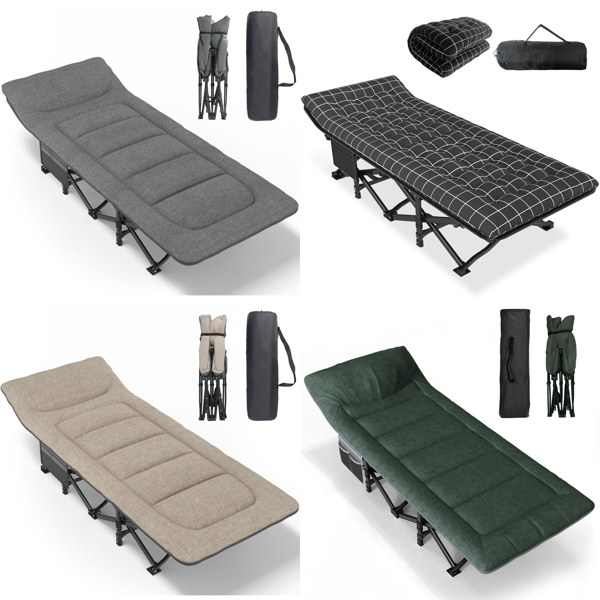 RAW Customer Returns Pallet - Foldable camping beds - 10 Items - RRP €1029.53