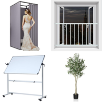 RAW Customer Returns Pallet - Portable Privacy Fitting Room, Double-sided mobile whiteboard & more - 93 Items - RRP €3659.38