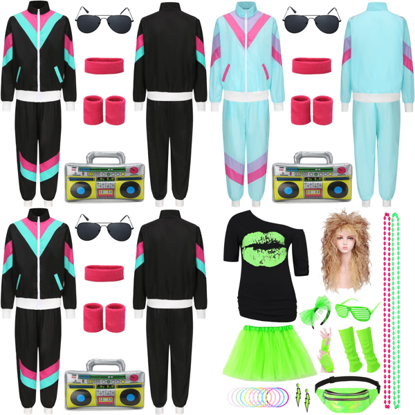 RAW Customer Returns Pallet - 80s Outfits - 151 Items - RRP €5219.72