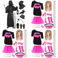 RAW Customer Returns Pallet - Plague Doctor Costume, 80s outfit for ladies -114 Items - RRP €3951.13