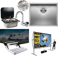 RAW Customer Returns Pallet - RV Camper Kitchen Steel Sink, Folding Single Step Steps, MMA-160R electrode welding machines & more - 99 Items - RRP €5082.66