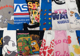 Customer Returns-Grade A-Box of Regular printed T-shirts Disney, Marvel, Netflix etc.-Apparel- 100 t-shirts - RRP €2500