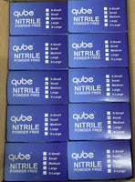 Brand New Job Lot of Qube Nitrile Gloves - 25 Packs - RRP €500